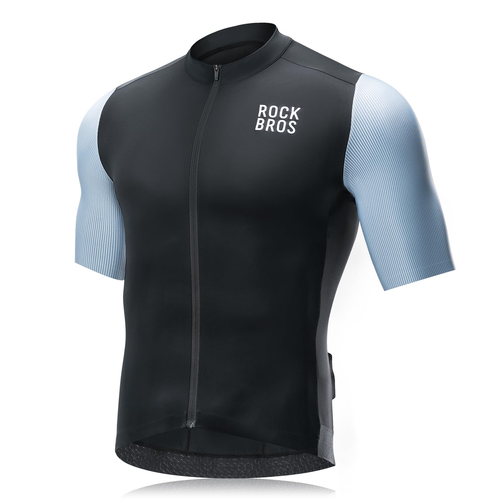 ROCKBROS Kurzarm Fahrradtrikot Herren Radtrikot Schnelltrocken Atmungsaktive Radshirt T-Shirt für Männer Sommer MTB Rennrad