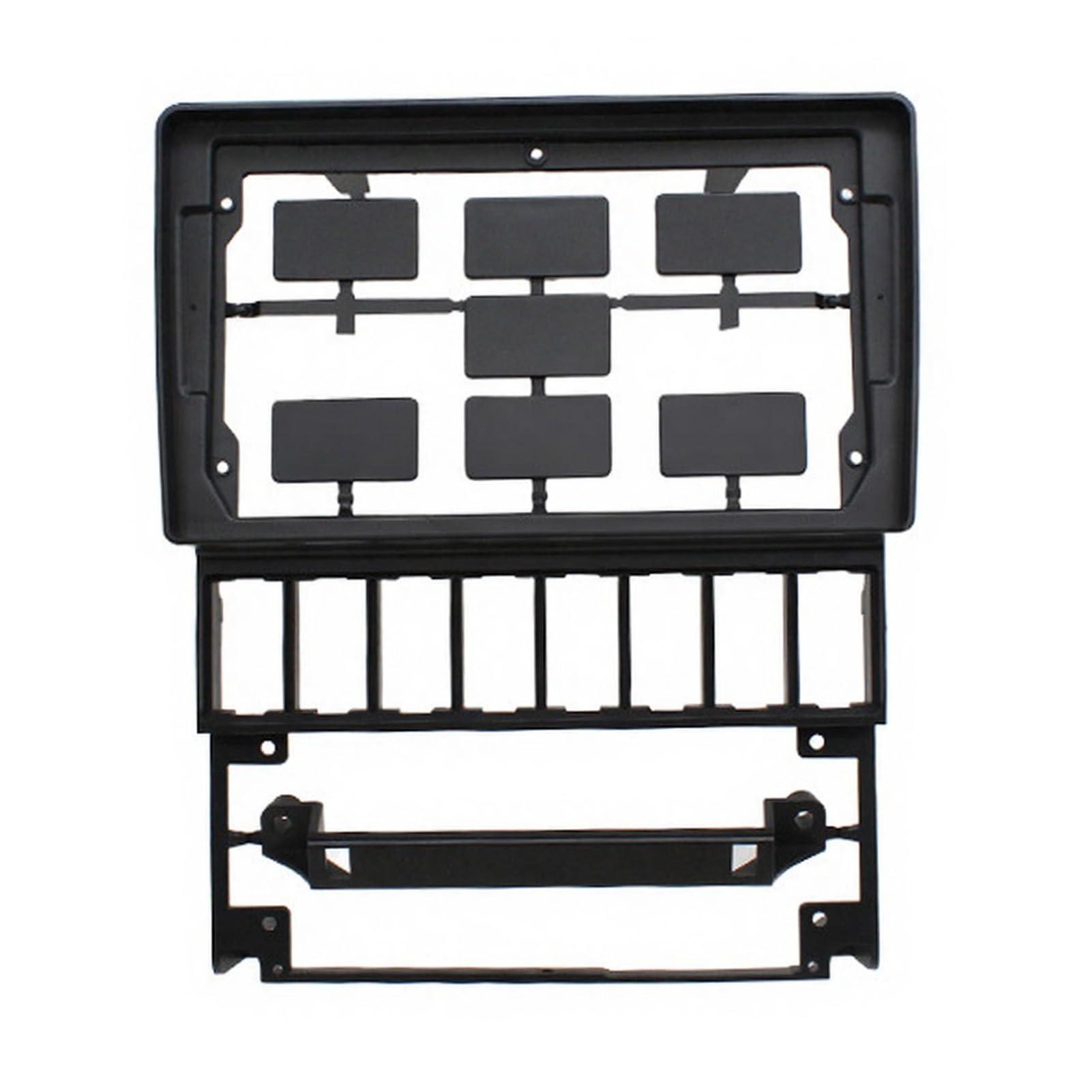 9 Inch Car Radio Panel Fascia for Audi 80 B4 Center Console Frame