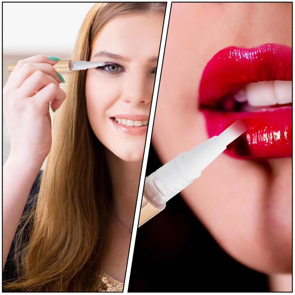 3 Set Ricaricabili Per Lucidalabbra Bottiglie Rotanti Per Unghie Per Make Up E Te 3 Pezzi * 3