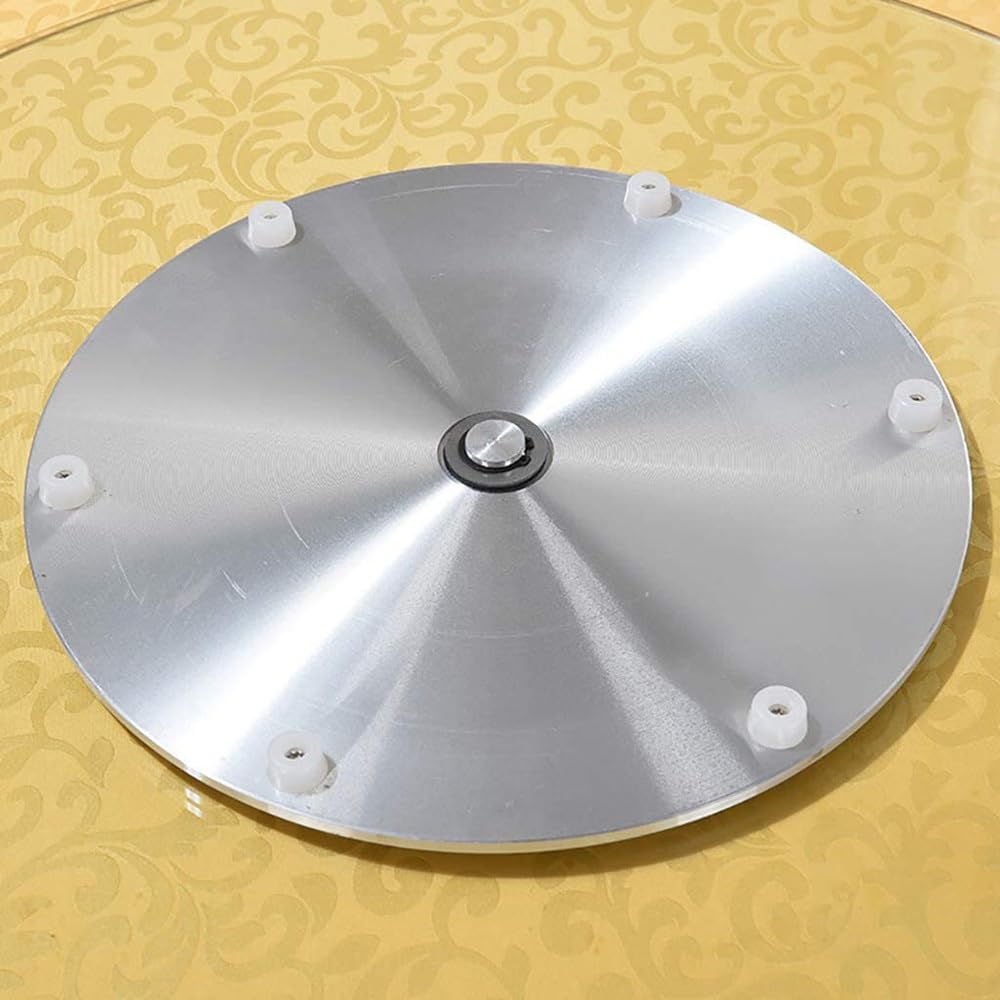 100cm Grande Piatto Girevole Lazy Susan, Vassoio Rotante Rotondo con Cuscinetto in Lega di Alluminio, Rotazione Silenziosa E Fluida per Banchetti(100cm/40in)