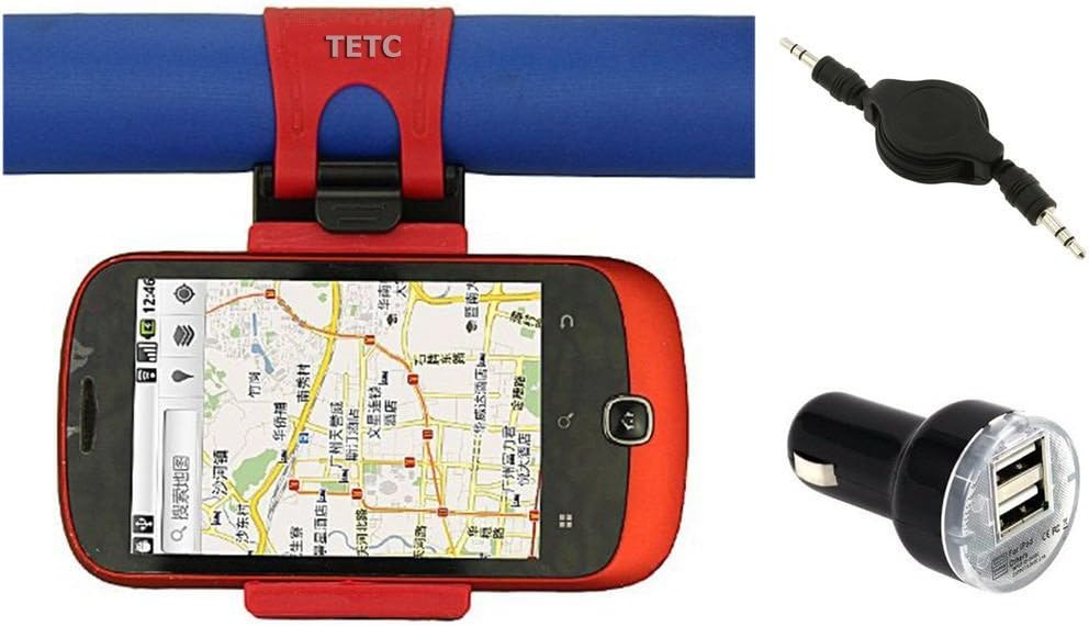 Eholder Car Windshield Mount Holder+Dual USB Port Car