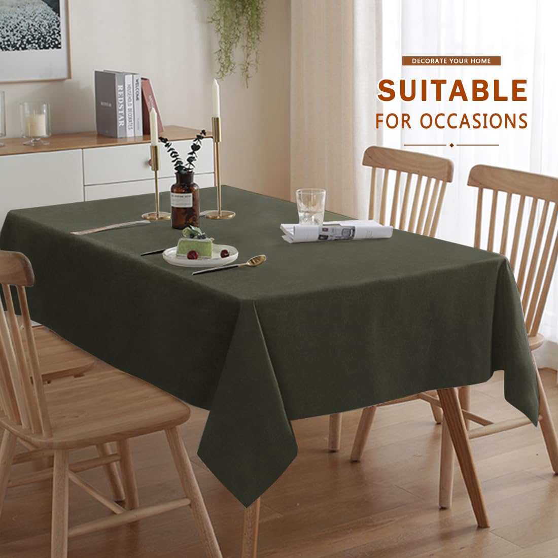 WAITER TREE テーブルクロス テーブルカバー 無地 防水マット Amazon｜WAITER TREE テーブルクロス テーブルカバー 無地 防水マット