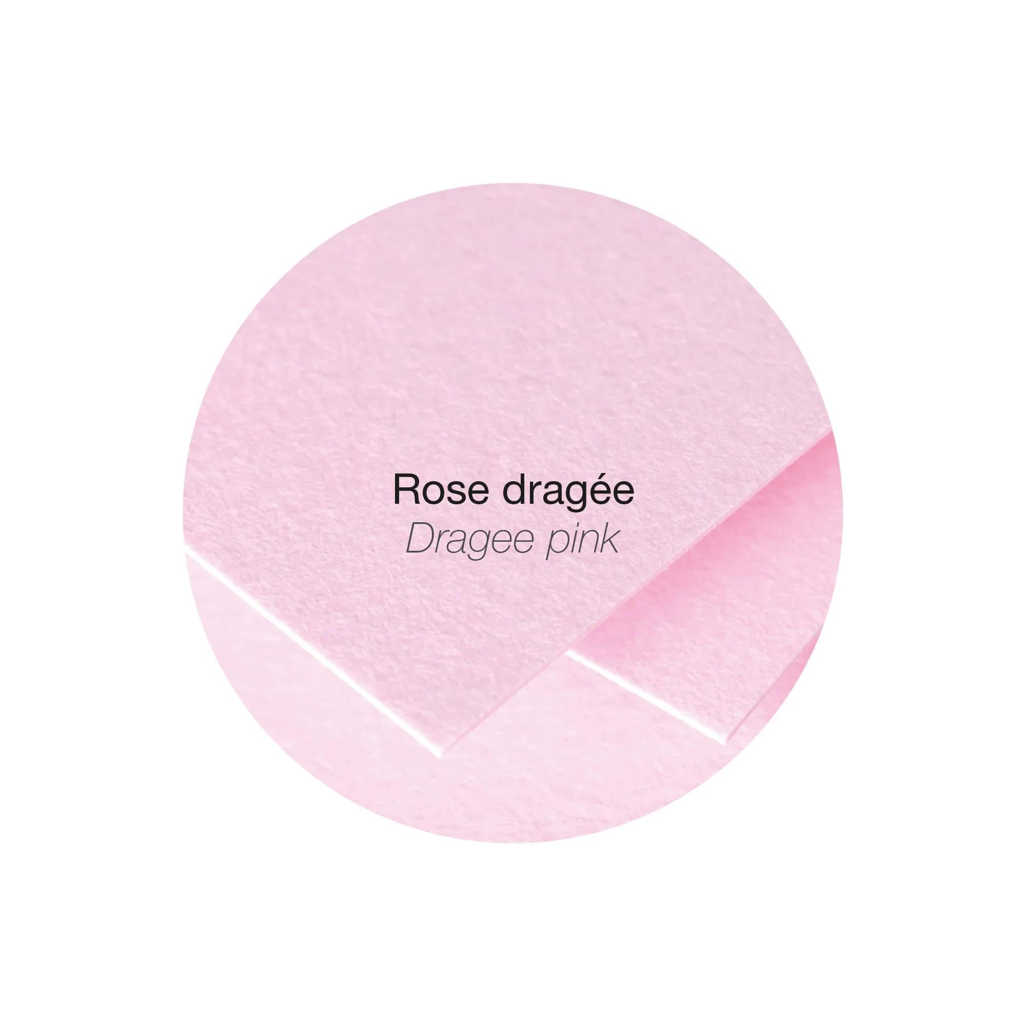Clairefontaine Enveloppes C6 Rose Dragée 120g Auto-Adhésives Lot 20 – Format 11,4 x 16,2 cm Papier Lisse