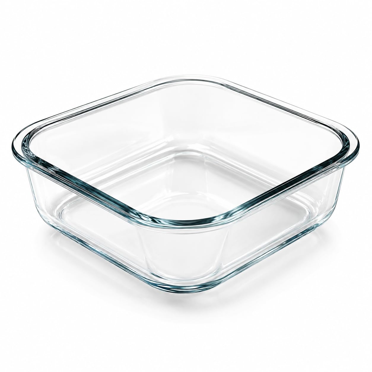 900ml Borosilicate Glass Baking Dish for Oven, Microwave Safe Bowl Set, OTG & Air Fryer, Square Glass Containers with Lid, Baking Tray, Glass Bowl for Storage & Serving-image-1