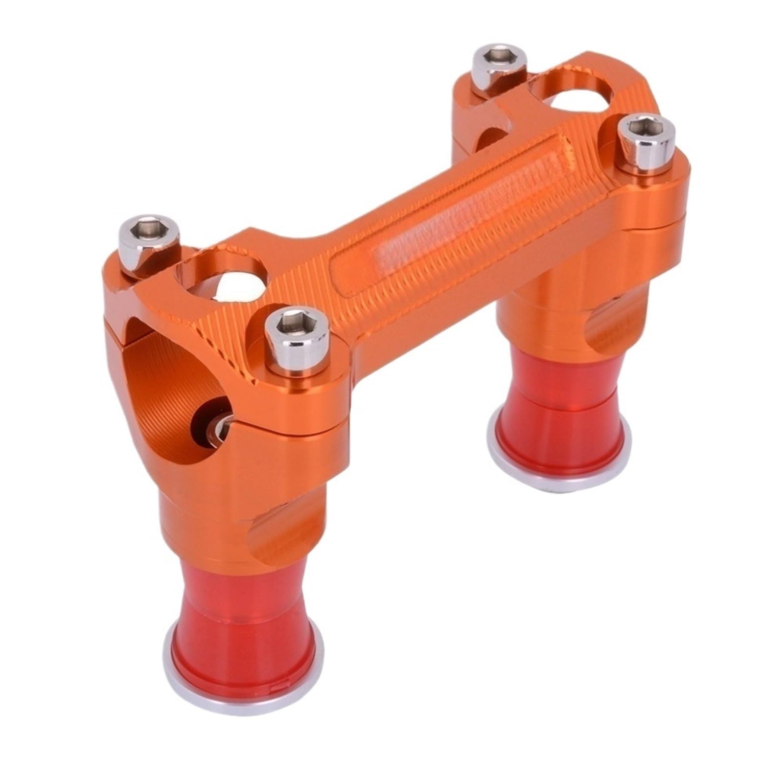 KWEZ Motorcycle CNC Handlebar Riser Mount Clamp Fit For SX Accessories(Orange)
