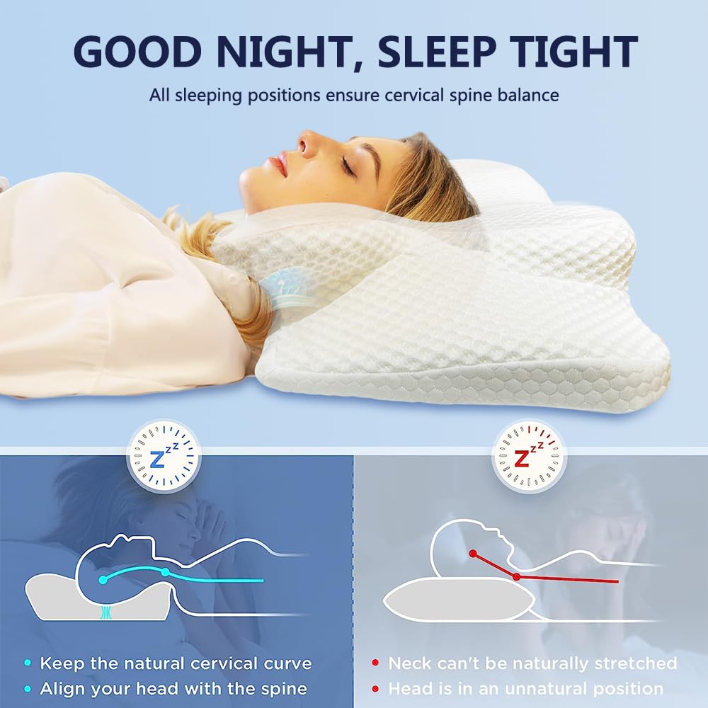 Amazon.com: Ultra Pain Relief Cooling Pillow for Neck Support