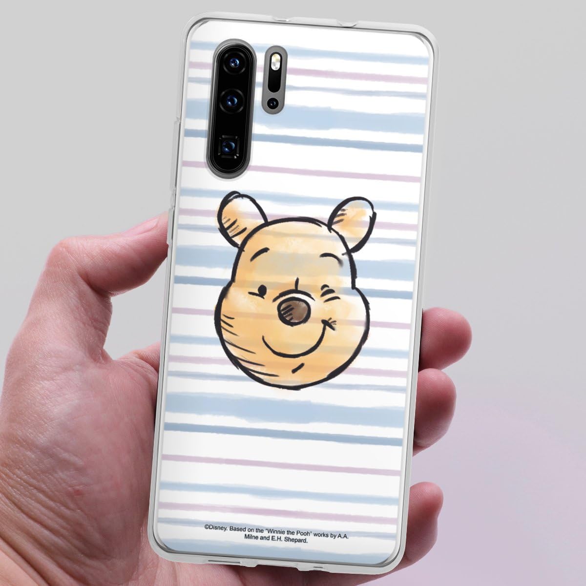 Custodia di silicone compatibile con Huawei P9 Lite (2017) Custodia trasparente Cover per smartphone trasparente Prodotto ufficiale su licenza Principessa Disney La bella e la bestia