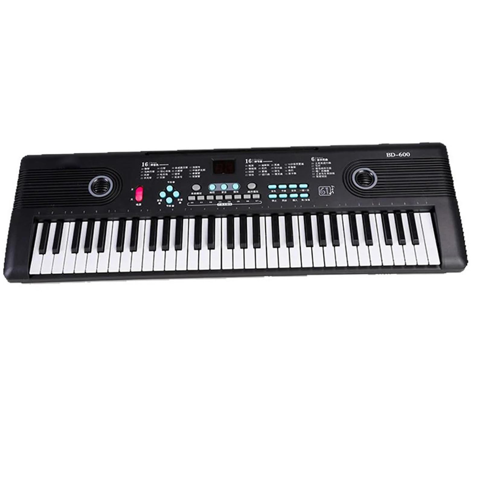 Elektroniczny Instrument Fortepianowy Profesjonalne Pianino Elektroniczne Klawiatura 61 Klawiszy Z Mikrofonem Przenośne