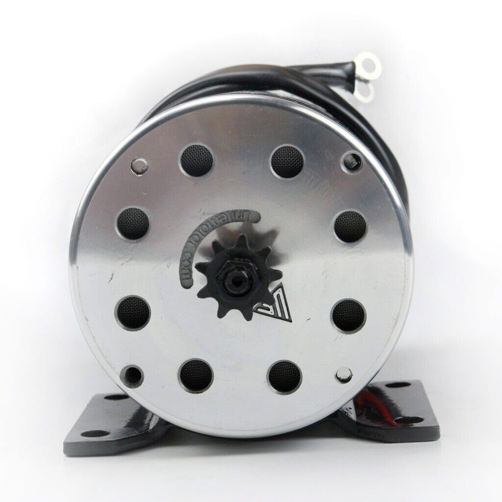 48V 1000W Electric Scooter Brushed Motor MY1020 T8F 9 Tooth 26.7A 3000RPM for Electric Scooter E-Bike Motorcycle Bicycle Mini Bike Go Kart ATV Tricycle 48V Volt DC 1000 Watt with Base
