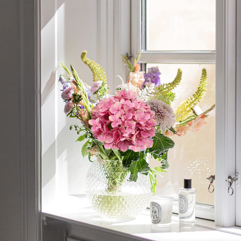 Lot De 4 Ini Fleurs Artificielles Hortensia Artificielles En Pot Pour