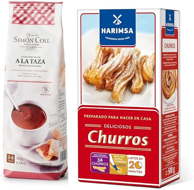 Chocolate and Churro Kit 180g Spanish hot chocolate and 500g Churro mix