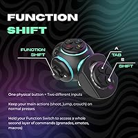 Vista 11 de ByoWave Proteus Controller Kit – Modular Gaming Controller with 15+ Interchangeable Parts, Custom Remapping & LED Lighting – Works with PC, Steam