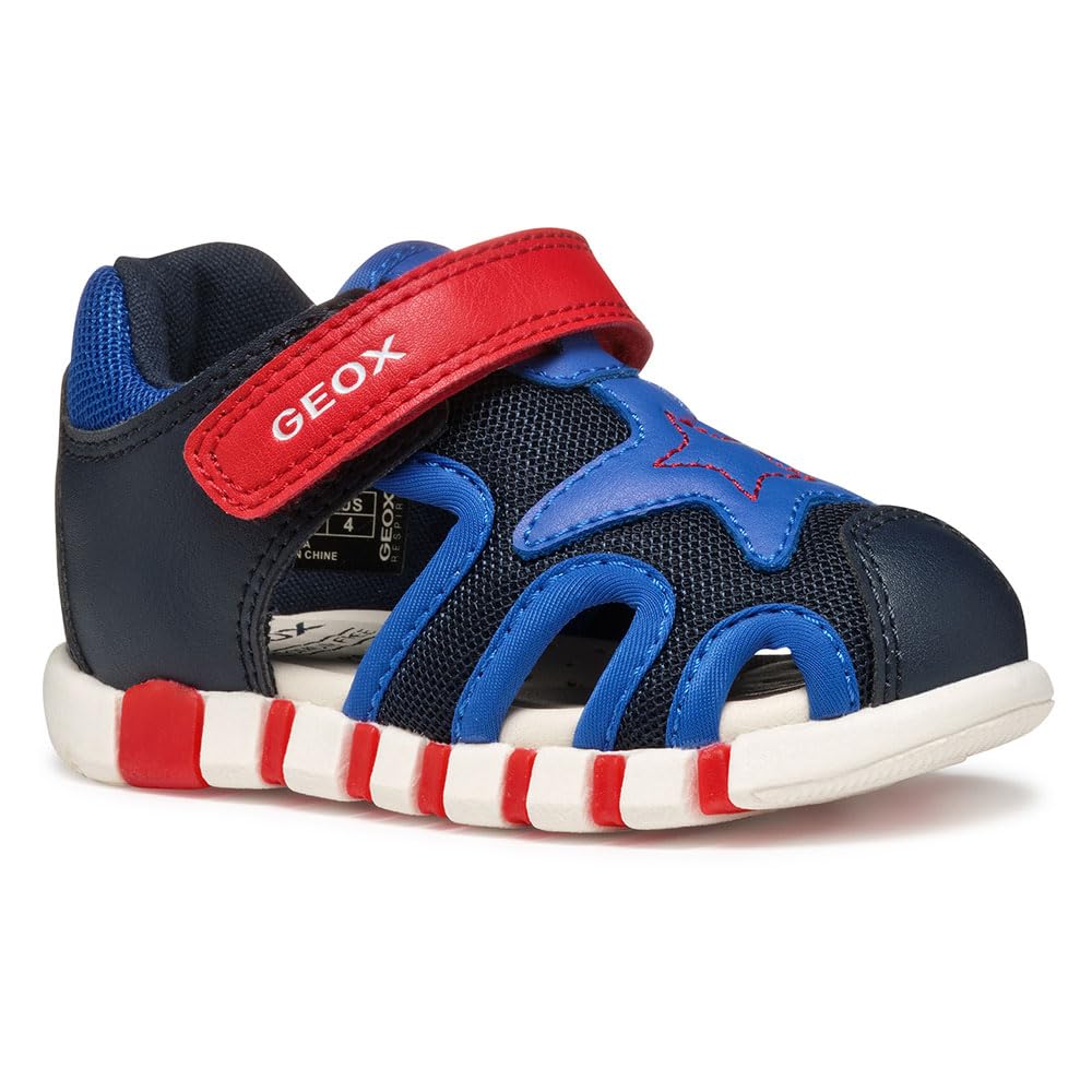 Geox Baby B Sandal IUPIDOO BOY, Navy/Royal, 3.5 UK Child