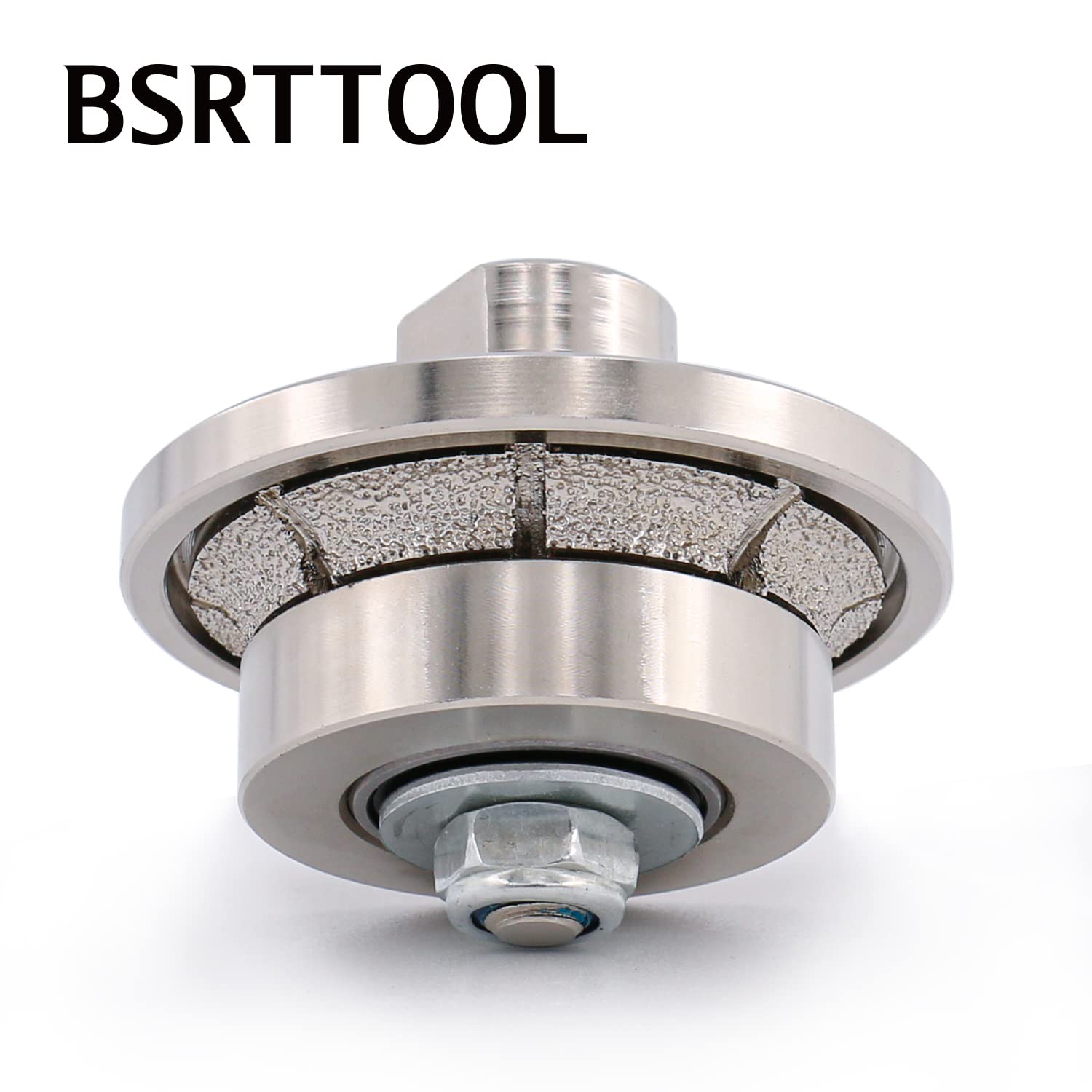 B5 Diamond Hand Profile Wheel Router Bit Profiler Vacuum Brazed for Granite Concrete Marble Edge 5/8-11 Thread (B5)