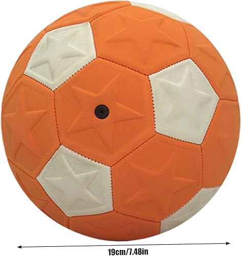 Miniatura 2 de Curve Ball - Pelota de fútbol de 7.5 pulgadas de Eva suave, tamaño 4, con forro de goma, para niños y niñas, para entrenamiento de fútbol en