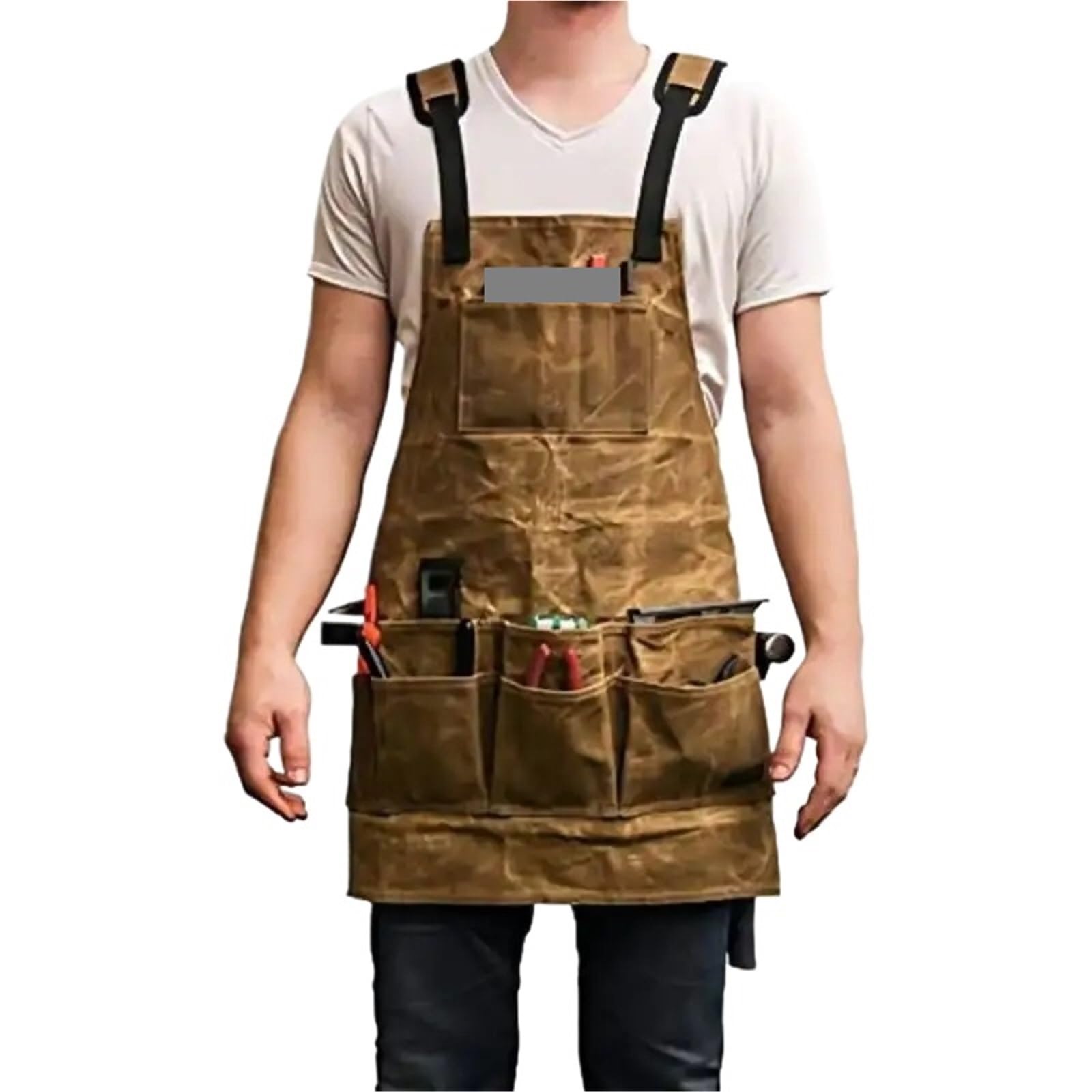Grembiule multifunzione multifunzione multi-tasca grembiule impermeabile giardino multiuso riparazione barbecue grembiule da cucina grembiule da lavoro grembiuli per uomo officina