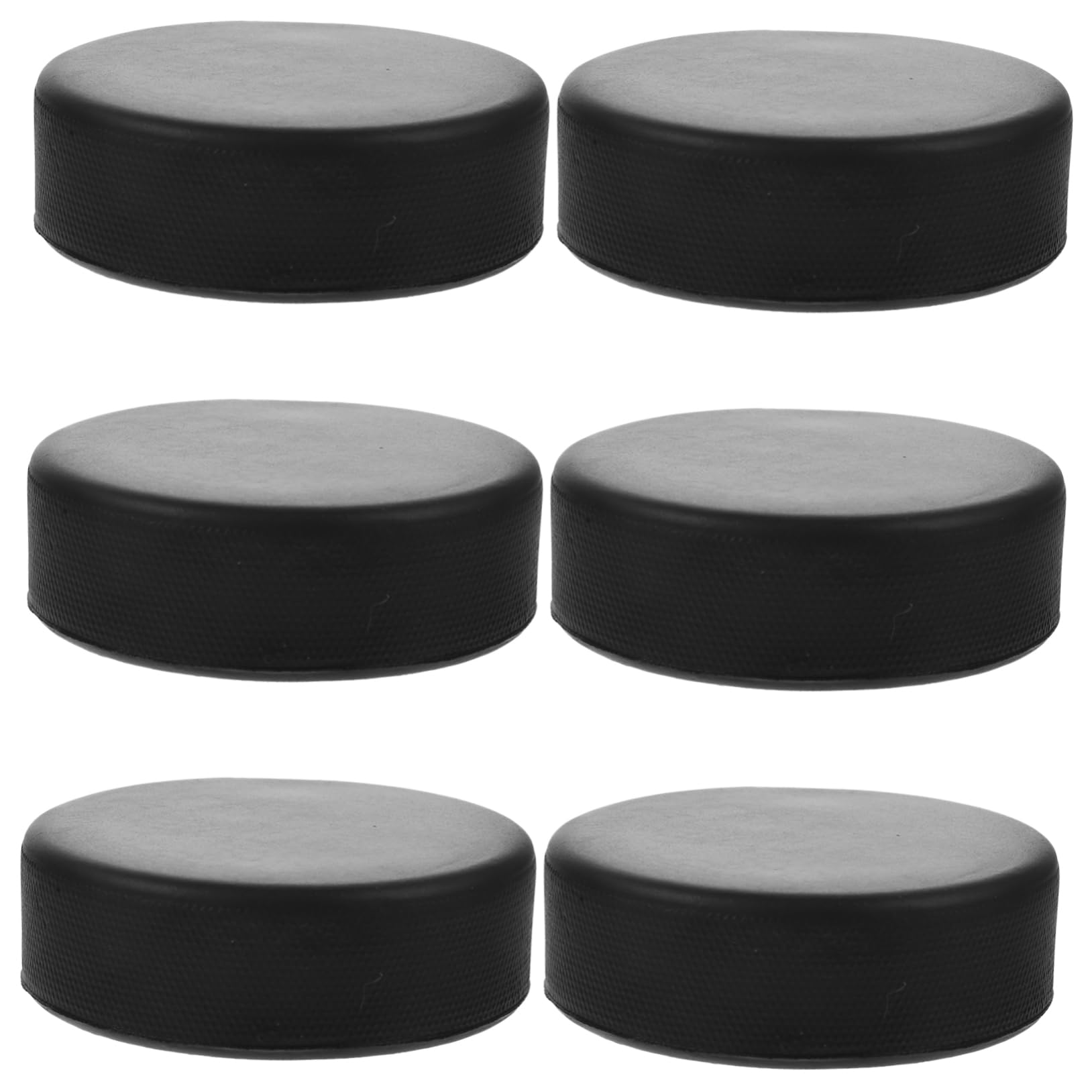 6pièces Rondelles De Hockey pour Entraînement Palets De Hockey De Pratique Équipement pour Débutants