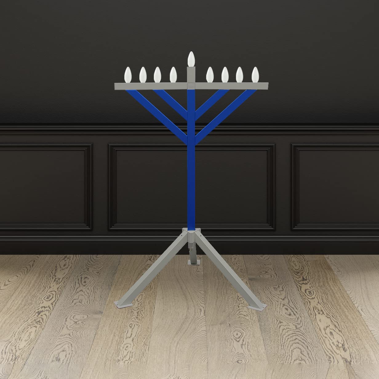 Amazon.co.jp: Zion Judaica 大型電気燭台 PVC 屋内または屋外用 - 高