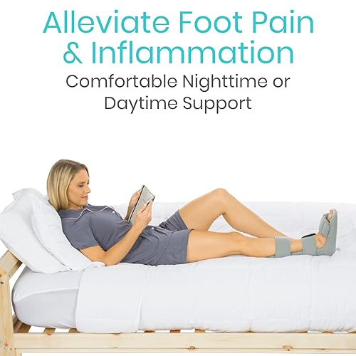 Miniatura 2 de Férula nocturna para fascitis plantar de Vive El mejor soporte médico suave para espolón de talón dolor de pies dolor en el talón alivio de la