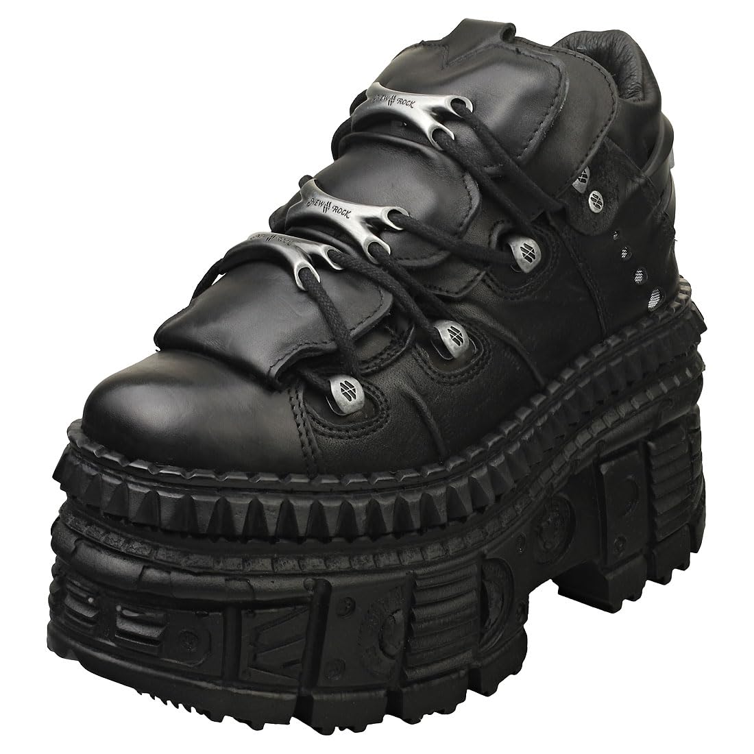 New Rock M-wall106-s9 Stivali Platform Uomo