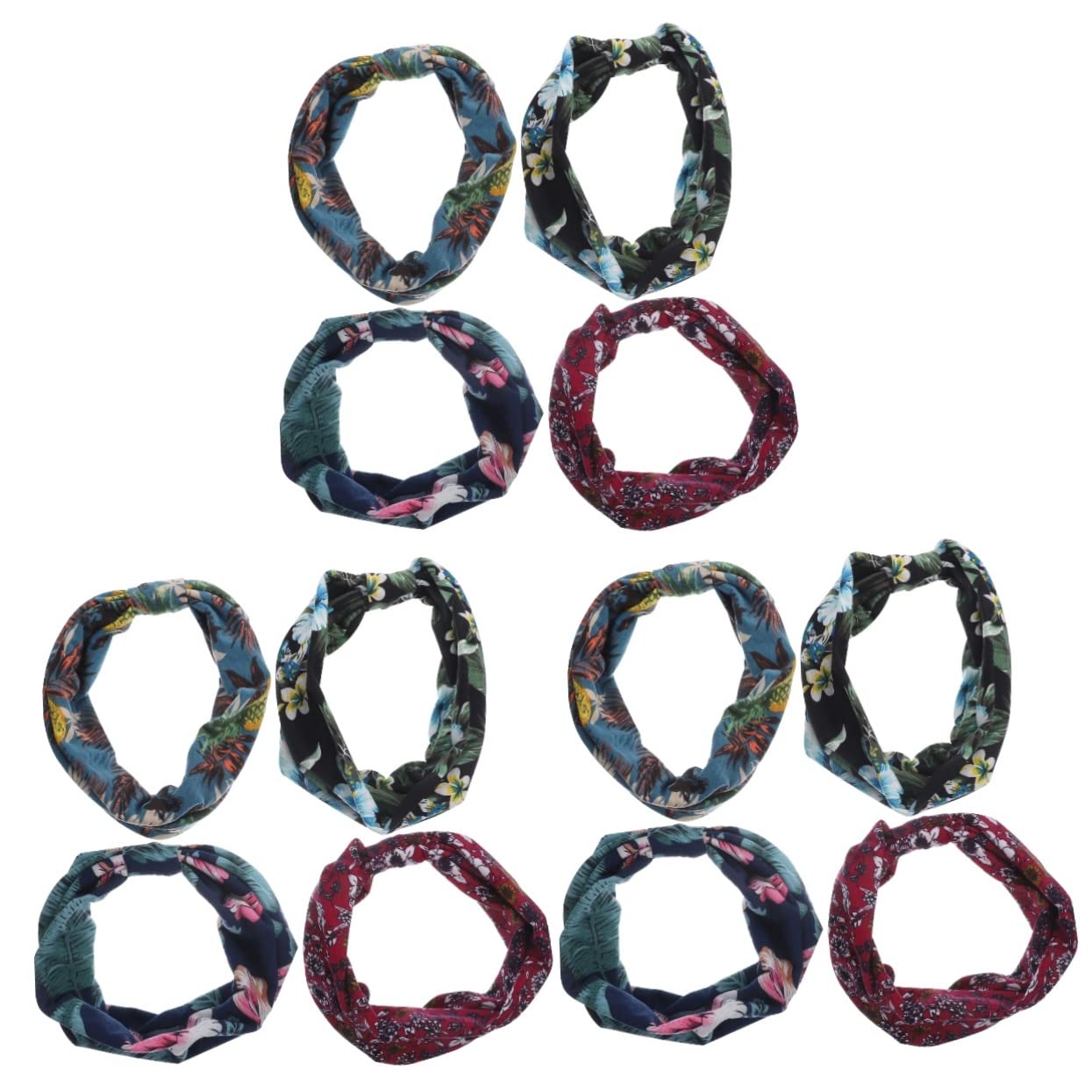 minkissy 12pezzi Fasce Per Sportive Elastiche e Traspiranti Per Yoga Fitness e Attività All Aperto Assorbono Sudore Non Scivolano Comfort e Stile Per Donne e Ragazze