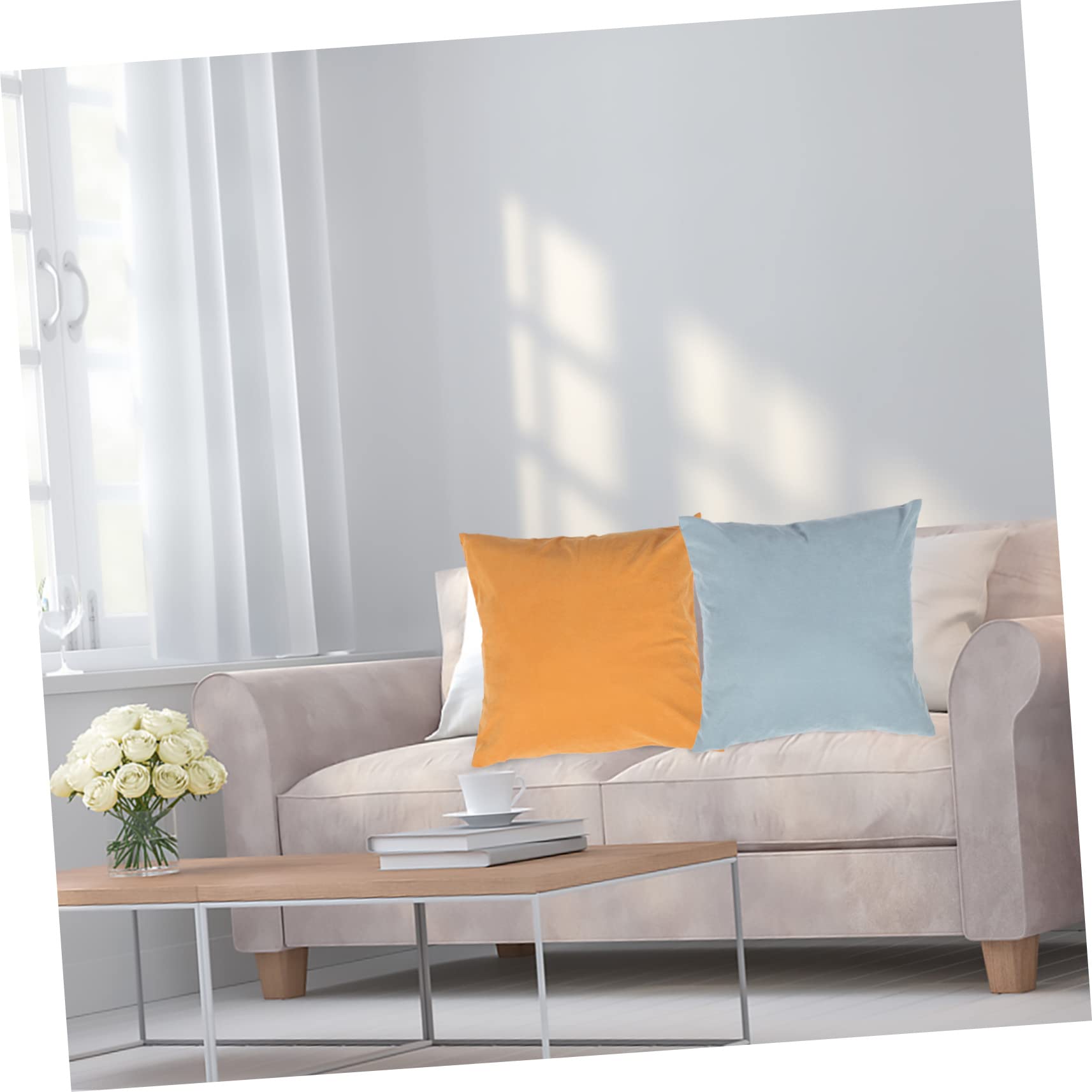 Mikinona 4pezzi Cuscino Per Fodera Copricuscino Semplice e Resistente Per o Bar Accessorio Decorativo