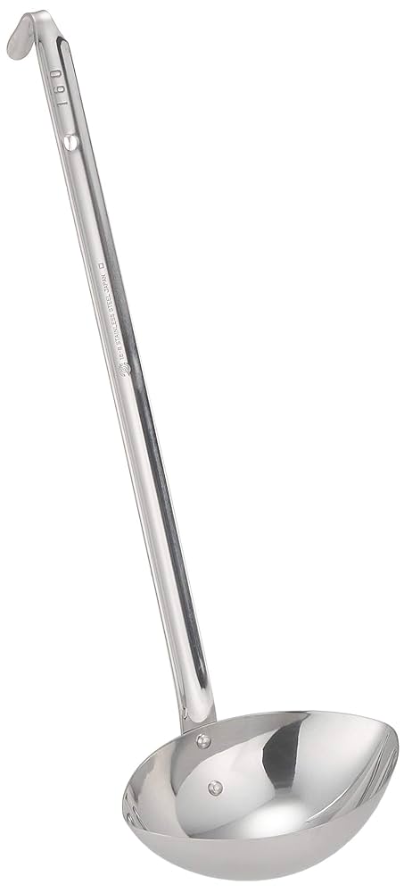 Amazon｜玉虎堂製作所 MA 18-8 両口レードル 160cc｜フライ返し