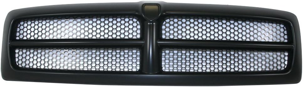 Sport Package Front Grille Black Honey Comb Mesh Grill 1999-2001 Compatible for DODGE Ram 1500 Sport CH1200245 QR33DX8AE