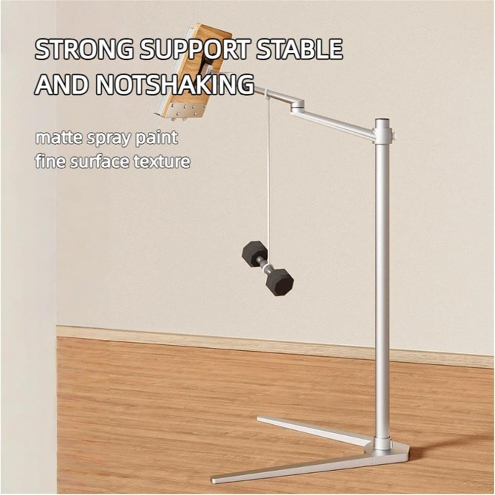 Supporto regolabile multi-angolo con clip elastica per la lettura a mani libere di libri, laptop e tablet