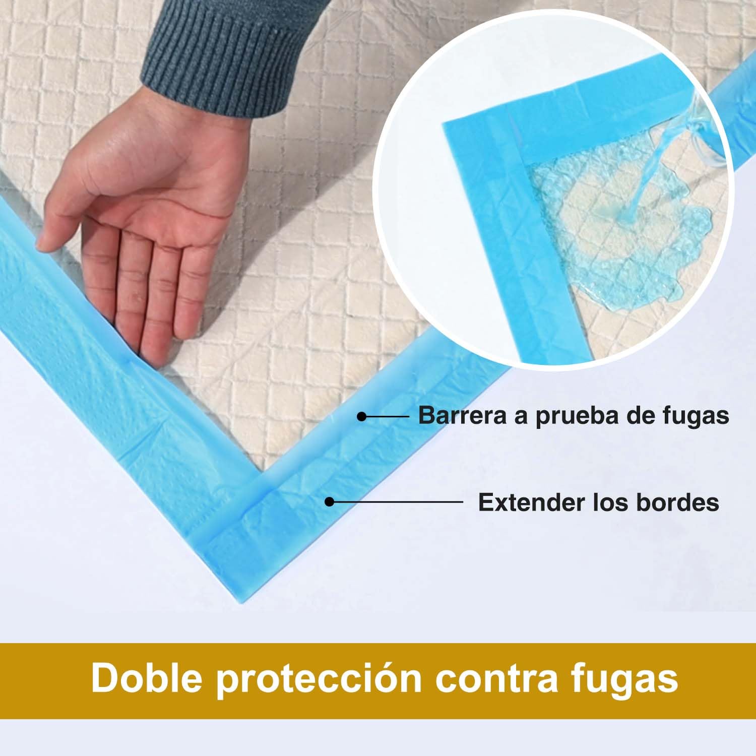 Gardner Pet Empapadores Perros Grandes 70x85 cm-30 Piezas | Súper Absorbentes, Prueba de Fugas, Secado Rápido, Meadero para Perros en Casa