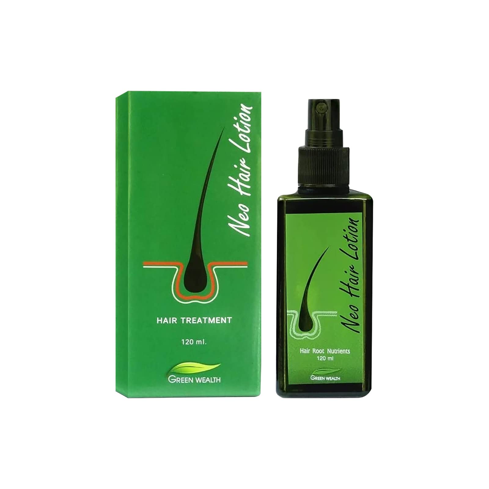 Hair Growth Serum Spray - Nourishing Ginger Formula for Men and Women - Activates Dormant Hair and Follicles