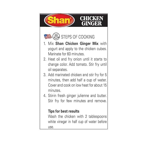 Vista 637 de Shan Mezcla de receta y condimento de pollo con mantequilla, 1.76 oz (50 g) – Polvo de especias para pollo jugoso en salsa rica de tomate