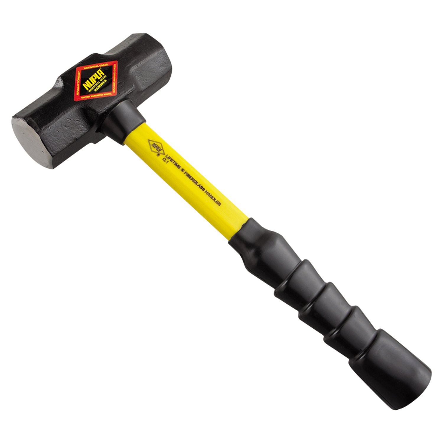 Nupla 27-045 Blacksmith's Double-Face Steel-Head Sledge Hammer, 4 lb., 14