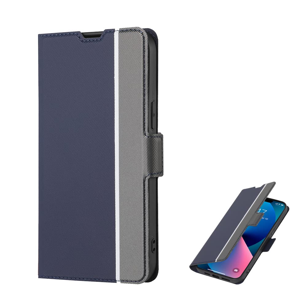 TIANYUE Custodia In Vetro Temperato Per OnePlus Ace Pro/10T – Effetto Marmo Blu, Bordo TPU - 5