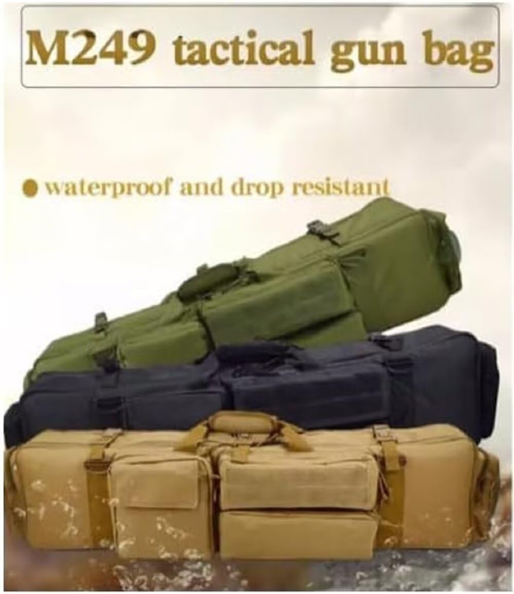 Genérico Funda Escopeta Funda Rifle con Visor Acolchada 100 cm Funda Carabina Mochila Táctica para Caza y Pesca al Aire Libre