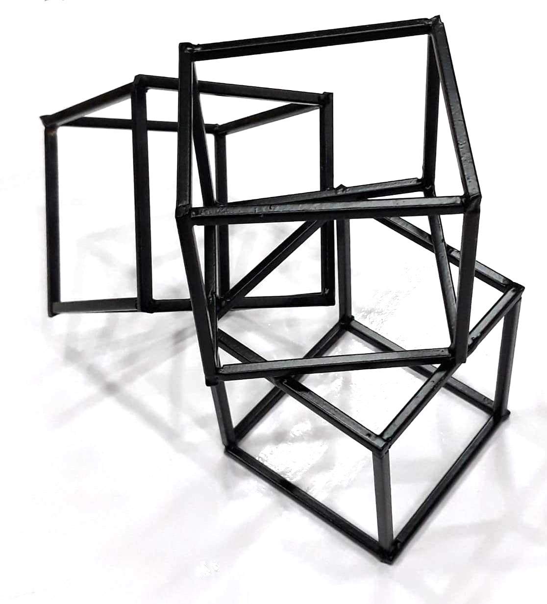 Cube Bookends (Black) 1