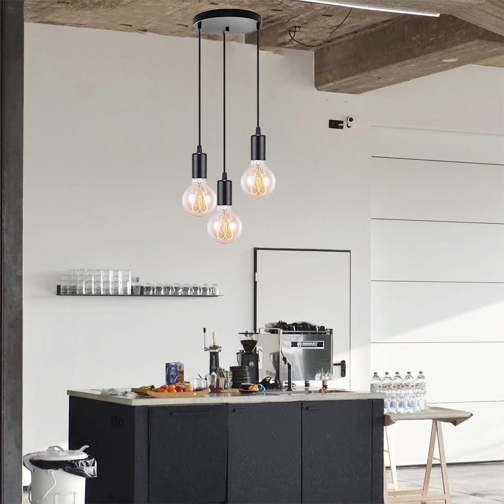 Lampadario Rustico Ferroluce Retrò Industrial C1691 E27 Led Ceramica Sospensione Ceramica Gesso Dec Vintage Rosso Vir 86140432