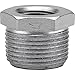 Anvil 8700130555, Steel Pipe Fitting, Hex Bushing, 1/2" NPT Male x 3/8" NPT Female, Galvanized Finish