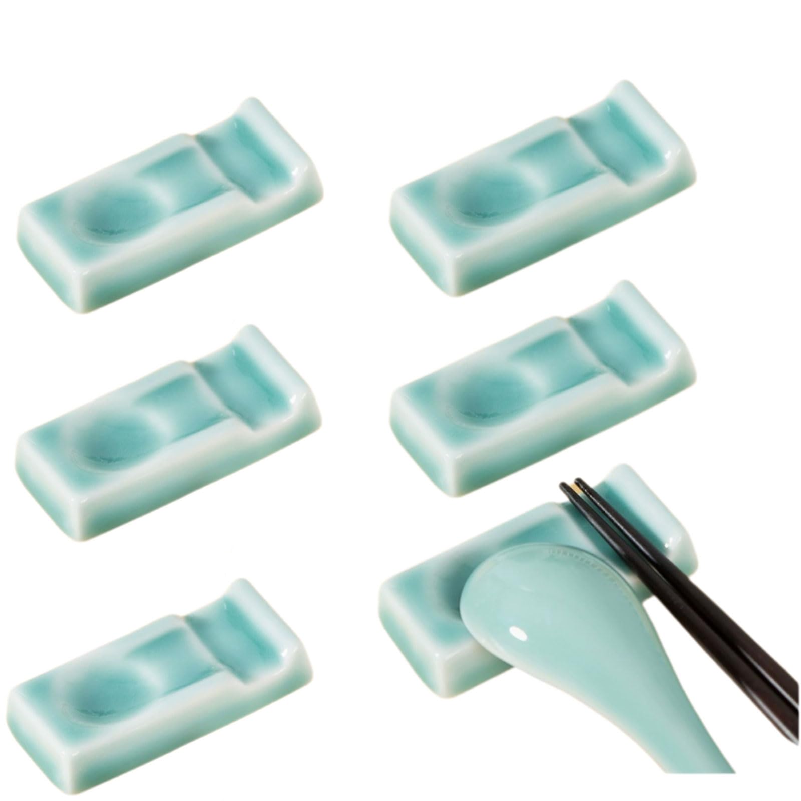 MRKU Chopstick Rest Chopsticks Holders Restaurant Chinese,Ceramic Household,Spoon,Pillows,Container Fork,Used To Store And Tableware