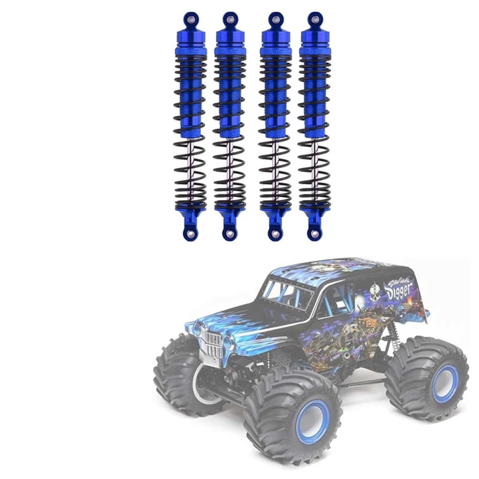 LOSI LMT 2.0 4X4 BRUSHLESS - GRAVE DIGGER - RTR MONSTER TRUCK 1:8