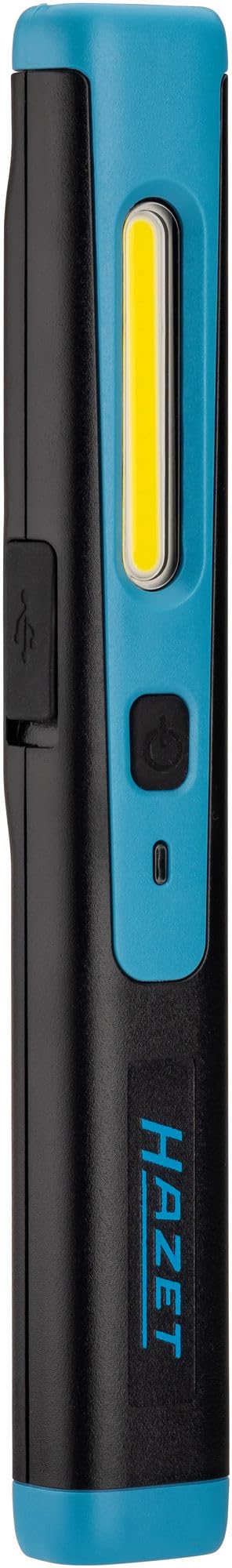 HAZET LED Stiftlampe 1979-11 I kleine und kompakte Werkstatt-Lampe mit hoher Leuchtleistung, stufenlos dimmbar, inkl. Haltemagnet zur Befestigung