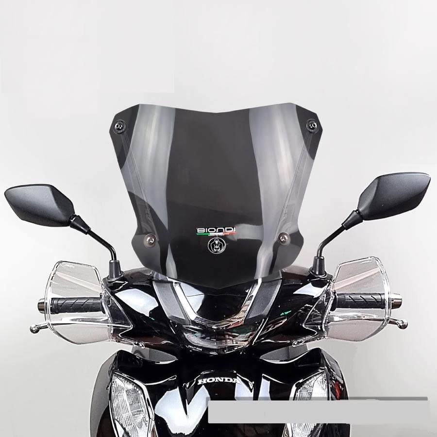 BIONDI cupolino fume' scuro compatibile con HONDA SH 350 2021 2022 2023 SU ATTACCHI ORIGINALI