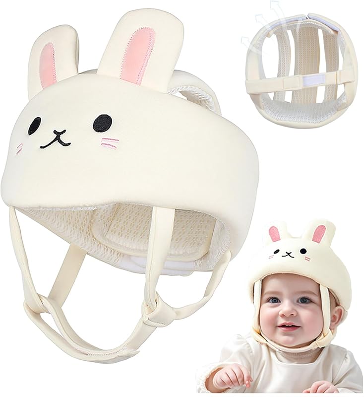 Baby Safety Helmet Soft Breathable Baby Head Protector for Crawling Walking Infants, Toddlers Ultra-Lightweight Anti-Collision,Suit 6-24 Month