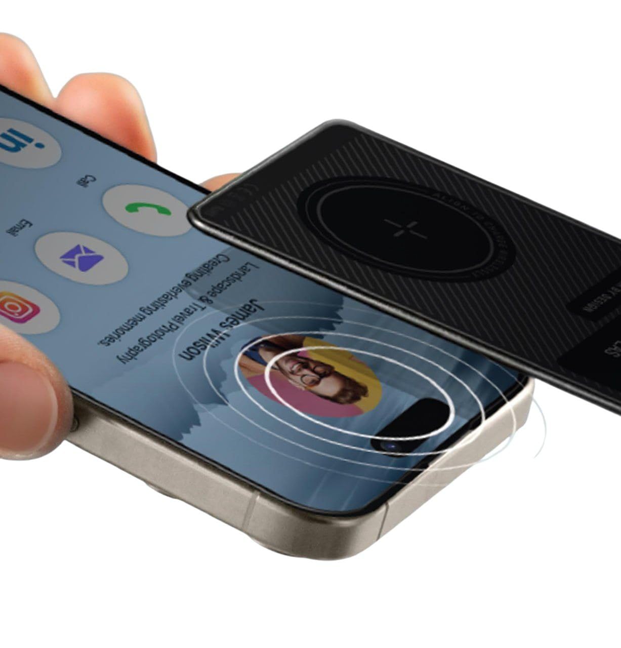 UNIQ Better By Design ATLAS NFC-ENABLED CARD TRACKER - GRAPHITE