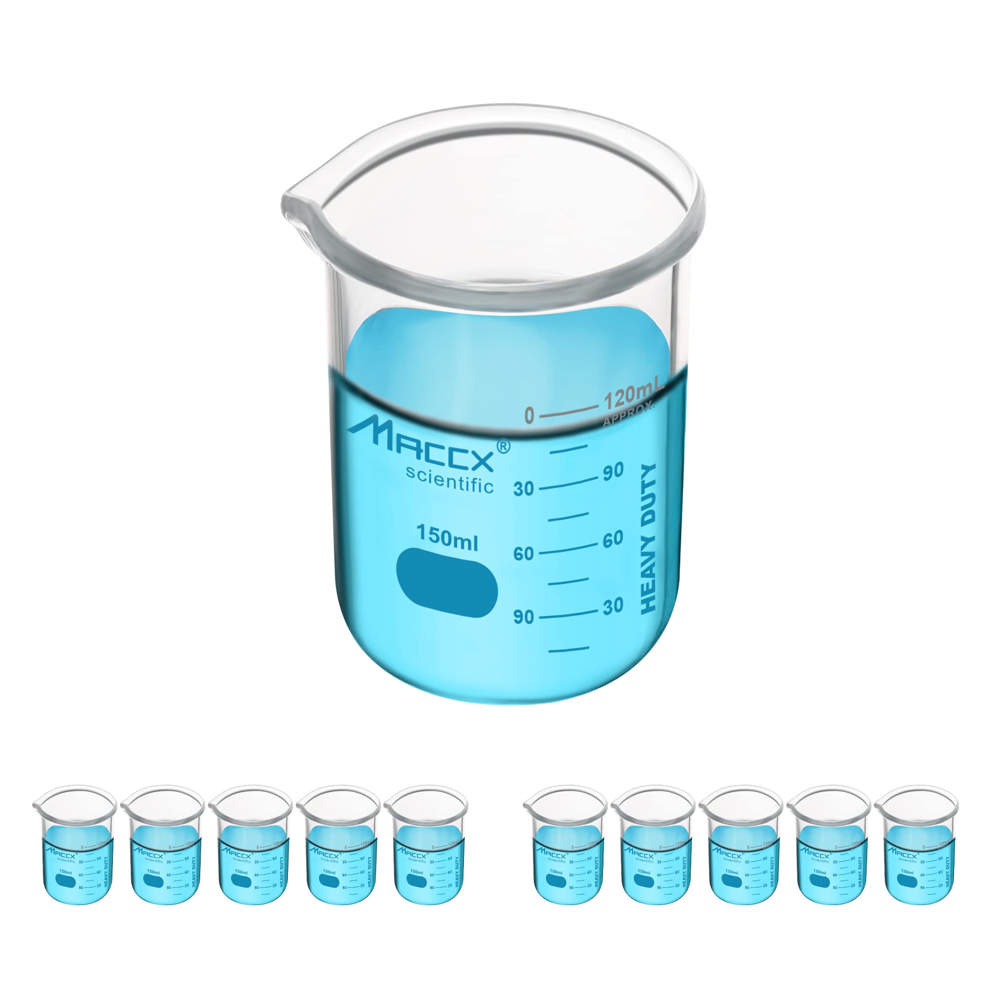 Maccx Scientific 5.07oz Glass Beaker