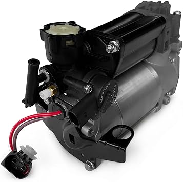 Air Suspension Compressor Compatible with 98-06 Benz S-Class W220, 04-10 CLS-Class C219, Maybach 57 62 Air Pump OEM 2113200304, 2203200104, 2193200004