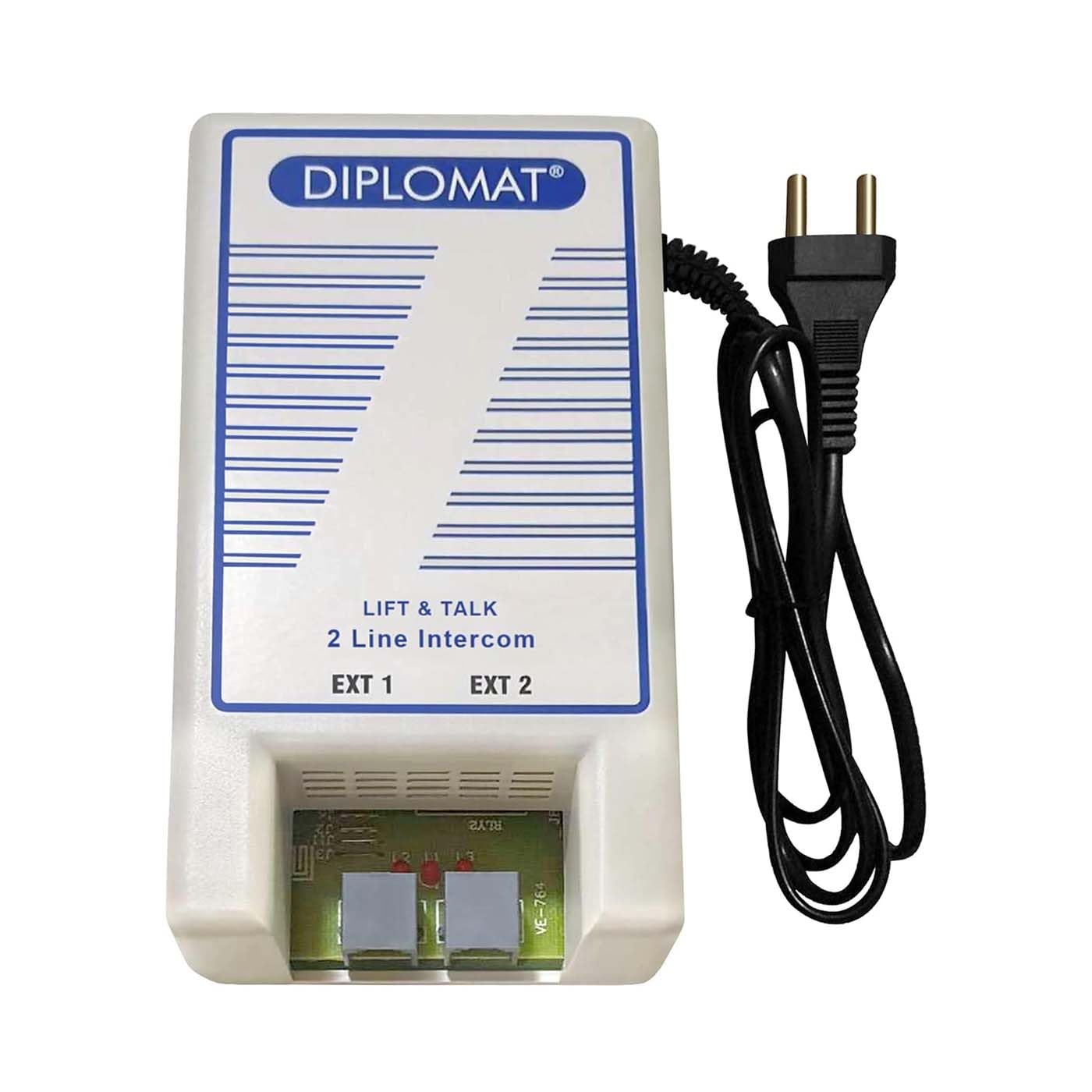 Diplomat 2 Line Intercom System - Lift and Talk 2 Line Intercom Extension System for Office, House, Home, Shops Corded Landline Phone-image-11