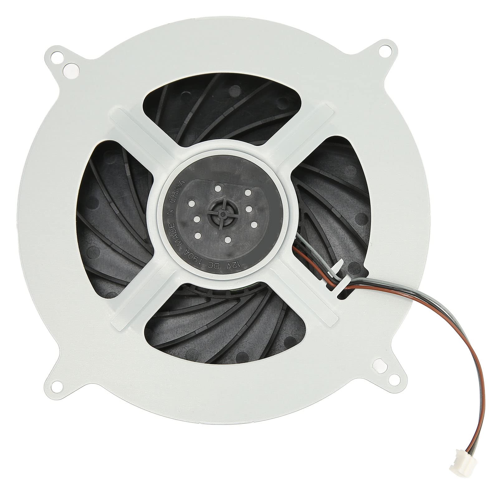 Ventilador de Refrigeración Interno de Repuesto G12L12MS1AH 17 Aspas para Consola Metal Duradero ABS Disipación de Calor Fácil Instalación 1 Unidad