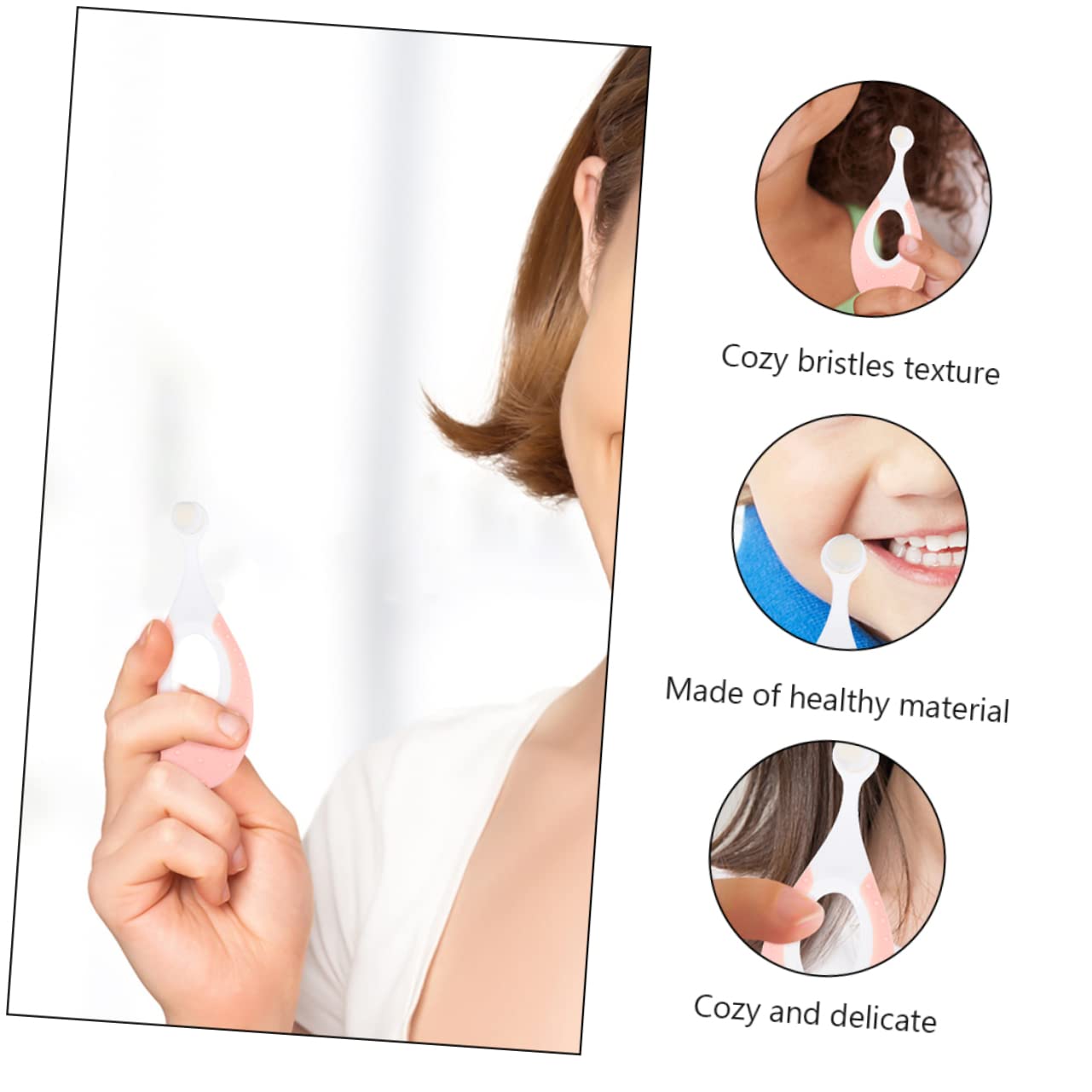 PACKOVE 3 Set Spazzolini Per Ragazza Spazzolino Per La Dei Denti Del Orale Morbida E Colori Ergonomico E Setole Morbide Per Denti E Gengive Sensibili 4 Pezzi*3