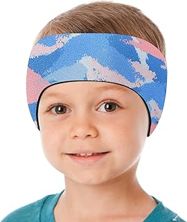 Banda para Cabeza de Natación de Neopreno para Niños, Diadema de Oídos Ajustable y Antideslizante para Surf Buceo Boga y Rafting